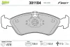 =&quot;&quot; Гальмівні колодки дискові DAEWOO/OPEL Lanos/Nexia/AstraF/OmegaA/VectraAB &quot;1,4-2,4 &quot;F &quot;86-05 Valeo ="301184" (фото 1)