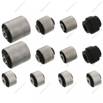 Комплект сайлентблоків передньої підвіски Audi A4 07-15/A5 07-17/A6 11-18 (10шт) FEBI BILSTEIN 45551 (фото 1)