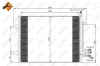 Радіатор кондиціонера Ford Fiesta 04-08/Fusion 1.6TDCi 04-12 NRF 35904 35904
