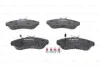 Комплект гальмівних колодок передн, CITROEN JUMPER I FIAT DUCATO PEUGEOT BOXER 1.9D-2.8D 02.94-09.09 BOSCH 0986424031 (фото 7)