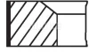 77,2 (STD) 1,75-1,75-3 Комплект поршньових кілець HYUNDAI ACCENT IV, ELANTRA IV, ELANTRA V, ELANTRA VI, I20 I, I30, I40 I, I40 I CW, IX20, IX35, TUCSON KIA CARENS III, CARENS IV 1.6D/1.7D 06.05- MAHLE 681RS001050N0 681RS001050N0