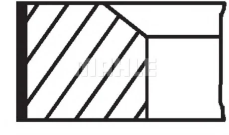 77,2 (STD) 1,75-1,75-3 Комплект поршньових кілець HYUNDAI ACCENT IV, ELANTRA IV, ELANTRA V, ELANTRA VI, I20 I, I30, I40 I, I40 I CW, IX20, IX35, TUCSON KIA CARENS III, CARENS IV 1.6D/1.7D 06.05- MAHLE MAHLE / KNECHT 681RS001050N0