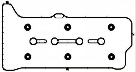 Прокладка клапанної кришки (к-кт) ACCORD VII/CIVIC VIII/CR-V/FR-V (BE) 2.2 i-CDTI/CDTI 04- BGA RK3326 (фото 1)