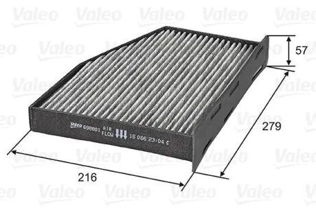 ="" Фільтр салону AUDI/SEAT/SKODA A3/Leon/Octavia "1,2-3,2 "03-22 Valeo ="698801"