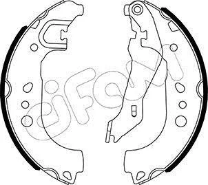 SKODA Комплект барабанних колодок RAPID (NH3, NK3, NK6) 1.6 12-15, SEAT TOLEDO IV (KG3) 1.0 TSI 17-19 CIFAM 153-537 (фото 1)