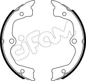 ACURA Комплект барабанних колодок TL (UA8, UA9) 3.7 AWD 12-, HONDA ACCORD VIII (CP) 2.4 07-12 CIFAM 153-495 (фото 1)