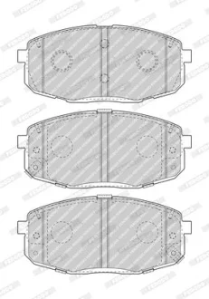 Комплект гальмівних колодок передн, HYUNDAI CRETA, KONA, KONA/SUV KIA CERATO IV 1.0-2.0 01.16- FERODO FDB5038