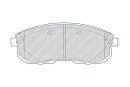 Комплект гальмівних колодок передн, INFINITI I30 NISSAN 200SX, ALTIMA, AVENIR, MAXIMA / MAXIMA QX IV, MAXIMA / MAXIMA QX V, MAXIMA III, SENTRA V, SENTRA VII, SILVIA, SKYLINE 1.6-3.5 07.88- FERODO FDB1559