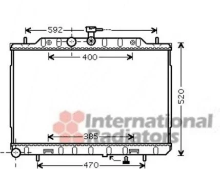 Фото 1 - радіатор охолодження NISSAN X-TRAIL 07>14 T31 Van Wezel 13002293 Радіатор охолодження NISSAN X-TRAIL 07>14 T31 Van Wezel 13002293 (фото 1)