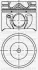 YENMAK Поршень с кольцами і пальцем (размер отв. 86.01 / STD) FORD MODEO 2.0 TDCI (4цл.) (V185 Duratorq TDCI 125 PS, CD132 Duratorq TDCI 115…) 31-03459-000 YENMAK 31-03459-000