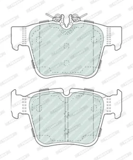 Комплект гальмівних колодок задн (без комплектуючих), MERCEDES C (A205), C (C205), C T-MODEL (S205), C (W205), GLC (C253), GLC (X253) 2.0-3.0D 04.15-04.23 FERODO FDB5017