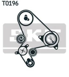 Фото комплект зубчастого ременя із водяним насосом SKF VKMC 03248 Комплект зубчастого ременя із водяним насосом SKF VKMC 03248