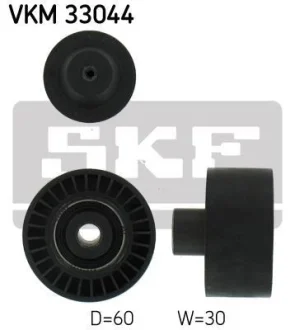 Ролик обвідний поліклінового ременя SKF VKM 33044