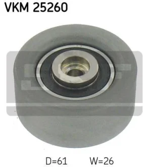 Ролик обвідний зубчастого ременя SKF VKM 25260