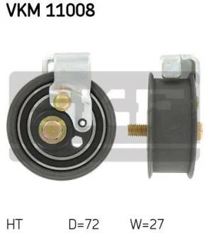 Ролик натяжний зубчастого ременя SKF VKM 11008