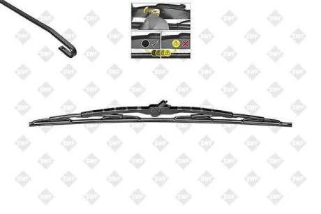 Склоочисник / каркасний / 550 мм. / SWF 116191 (фото 1)