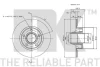 Диск гальмівний невентильований NK 313647 (фото 3)