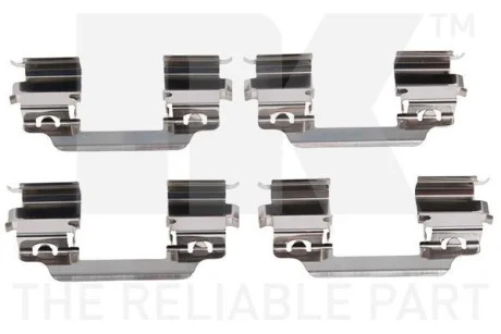 Фото 1 - комплект приладдя, накладка дискового гальма NK 7933649 Комплект приладдя, накладка дискового гальма NK 7933649 (фото 1)