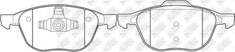 Колодки дискового тормоза NiBK PN0365
