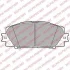 TOYOTA колодки гальмівні передн.Yaris 05-, Prius 09- Delphi LP2006 (фото 1)