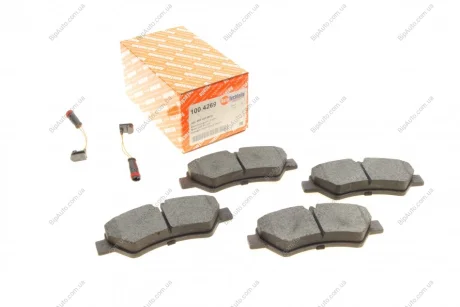 Колодки гальмівні AUTOTECHTEILE 1004269