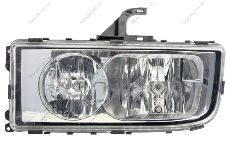 Фара Лів (H1/H7/W5W, електричн, з мотором, 24В, функції світла: ближнє світло, габаритне світло, дальнє світло, колір відбивача: хром) MERCEDES AXOR 2 10.04- HELLA 1DB247011031