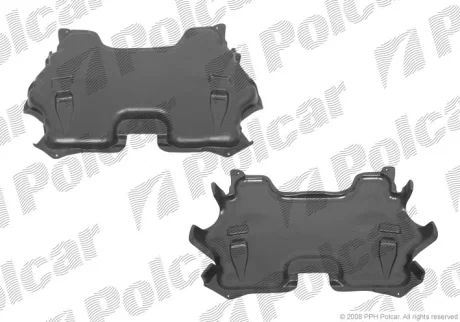Защ двиг Mercedes E-Class (W211) \'02-06 (пластик) A2115240101 Polcar 5016345