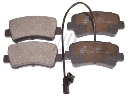 - КОЛОДКИ ГАЛЬМІВНІ RENAULT MASTER III 10> ЗАД 1-ДАТЧИК SINGLE WHEEL FAST FT29538