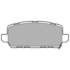 Комплект гальмівних колодок задн/передн, HONDA E:NY1, HR-V 1.5-Electric 11.14- Delphi LP3244