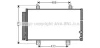 AVA LEXUS Радіатор кондиціонера (конденсатор) з осушувачем GS 250 11-, GS 350 11- AVA AVA COOLING TO5662D (фото 1)