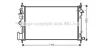 AVA OPEL Радіатор системи охолодження двигуна INSIGNIA A 2.0 08-, SAAB, VAUXHALL OLA2469 AVA OLA2469