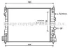 AVA OPEL Радіатор системи охолодження двигуна MOKKA 1.7 CDTI 12-, CHEVROLET AVA AVA COOLING OL2655 (фото 1)