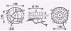 AVA DB Вентилятор салону S-CLASS (W220, V220) 98-, S-CLASS Купе (C215) 99- MS8689 AVA MS8689