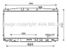 AVA HONDA Радіатор системи охолодження двигуна INSIGHT 1.3 09- AVA AVA COOLING HD2288 (фото 1)