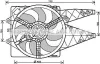 AVA OPEL Вентилятор радіатора (з дифузором) CORSA D 1.3, 1.4, 1.6 06- AVA AVA COOLING FT7568 (фото 1)