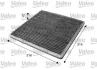 ="" Фільтр салону LEXUS/SUBARU/TOYOTA RX300/Legacy/Camry "2,0-3,5 "98-10 Valeo ="715619" (фото 1)