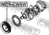 Шкив коленвала FEBEST MDSCW6W (фото 2)