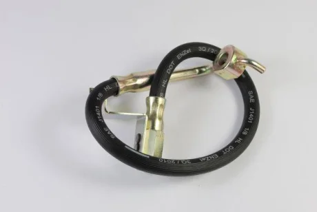 Гальмівний шланг гнучкий передн Прав (довжина 361мм, M10x1/Banjo) FORD ESCORT CLASSIC, ESCORT V, ESCORT VI, ESCORT VI/KOMBI 1.3-1.8D 09.90-06.01 ABE C83128ABE