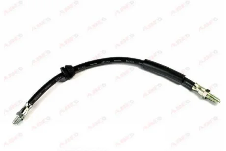 Гальмівний шланг гнучкий передн Лів/Прав (довжина 373мм, M10x1/M10x1) FORD ESCORT I, ESCORT III, ESCORT III EXPRESS, ESCORT IV, ESCORT IV EXPRESS, ORION I, ORION II 1.1-1.8D 03.68-10.90 ABE C83101ABE