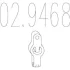 Гумовий елемент кріплення вихлопної системи 02.9468 02.9468