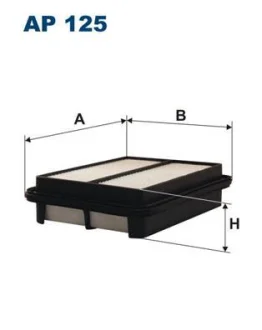 Фiльтр повiтряний FILTRON AP125 (фото 1)