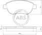 Комплект гальмівних колодок A.B.S. A.B.S. 37418 (фото 1)