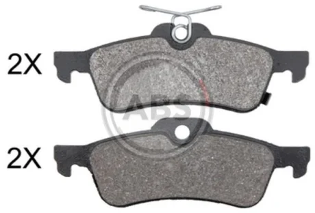 Комплект гальмівних колодок A.B.S. A.B.S. 37944 (фото 1)