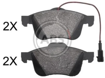 Фото 1 - комплект гальмівних колодок A.B.S. A.B.S. 37882 Комплект гальмівних колодок A.B.S. A.B.S. 37882 (фото 1)