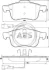Комплект гальмівних колодок A.B.S. 37485 37485