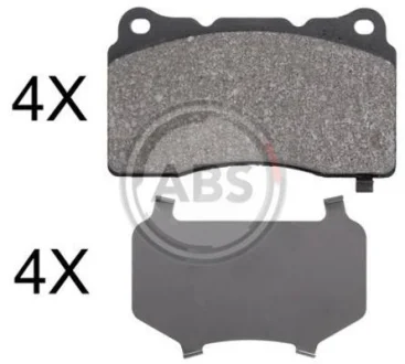 Комплект гальмівних колодок A.B.S. A.B.S. 37857 (фото 1)