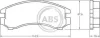 Комплект гальмівних колодок A.B.S. A.B.S. 36611 (фото 1)