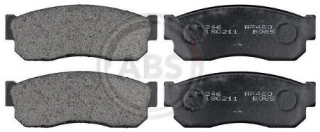 Фото 1 - комплект гальмівних колодок A.B.S. A.B.S. 36520 Комплект гальмівних колодок A.B.S. A.B.S. 36520 (фото 1)