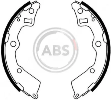 Комплект гальмівних колодок A.B.S. A.B.S. 9233