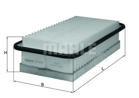 Повітряний фільтр MAHLE / KNECHT LX3187